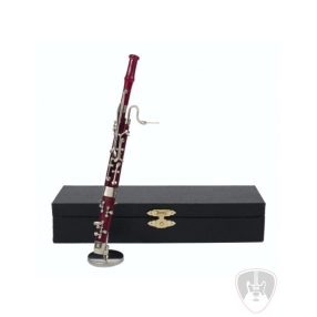 Miniatűr fagott állvánnyal, díszdobozban