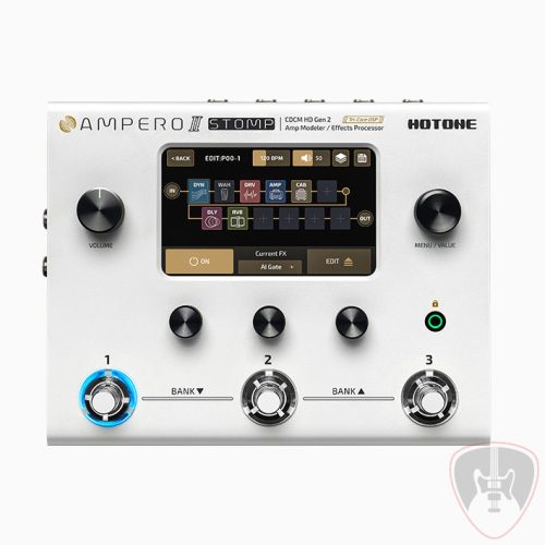 HOTONE AMPERO II STOMP ERŐSÍTŐ MODELLEZŐ ÉS EFFEKT PROCESSZOR