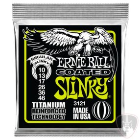 Ernie Ball 3121 Titanium RPS Coated Super Slinky 10-46