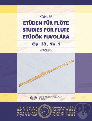 Köhler, Ernesto: Etűdök fuvolára 1