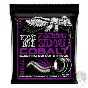   Ernie Ball 2729 Cobalt Slinky húrkészlet 11-58 7 húros húrkészlet