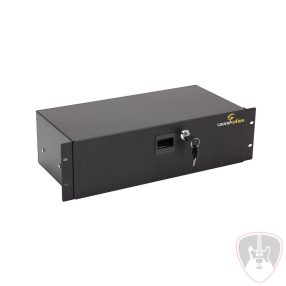   SRD100-3U LOCK - 3 Egység méretű kulccsal zárható rack fiók