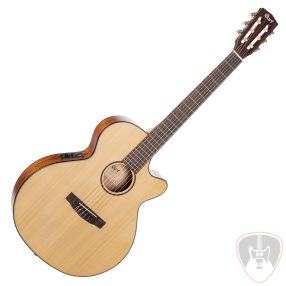   CORT KLASSZIKUS GITÁR ELEKTRONIKÁVAL, TOKKAL, MATT NATÚR  Co-CEC-3-NS with bag