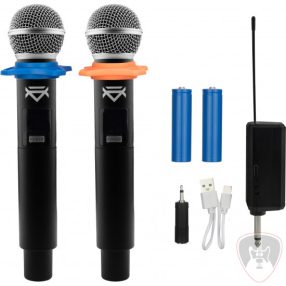   Veles-X Vezeték nélküli party dinamikus mikrofon szet DWHM