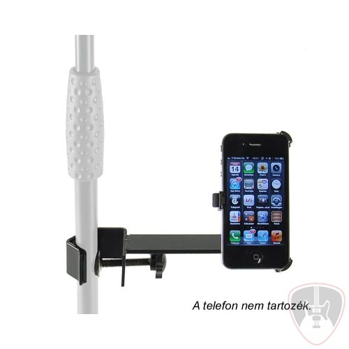 IPH-04 iPhone 4 tartó, mikrofon állványhoz rögzíthető