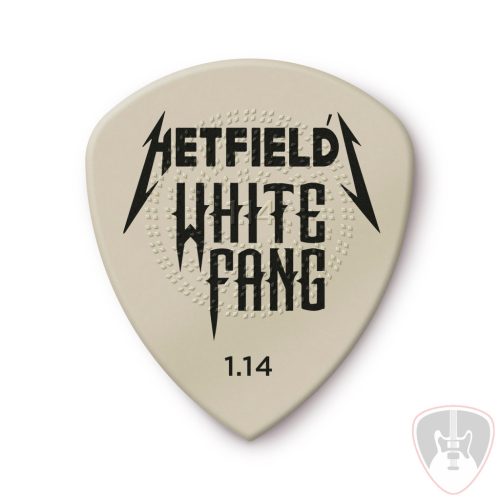 Dunlop PH122R114 HETFIELD WHITE FANG pengető 1,14mm 
