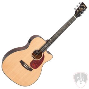 VINTAGE VEC300N STAGE folk cutaway elektro-akusztikus gitár