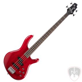   CORT ELEKTROMOS BASSZUSGITÁR, POWERSOUND HANGSZEDŐ, AKTÍV, ÁTTETSZŐ VÖRÖS  Co-ActionPlus-TR