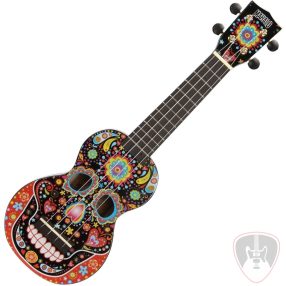 Mahalo MA1SK BK Skull Black Szoprán ukulele