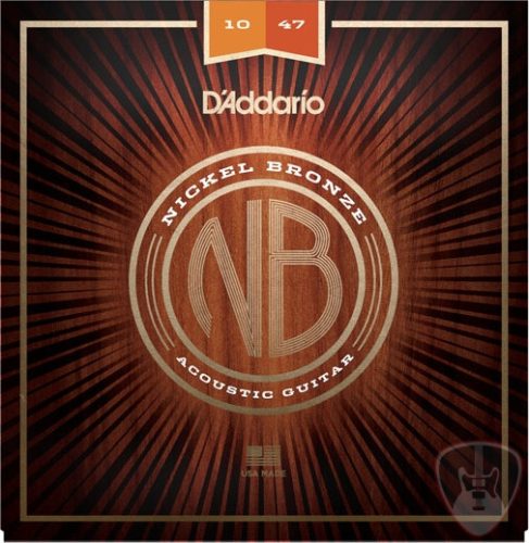 D'Addario NB1047 Nickel Bronze akusztikusgitár-húr, 10-47