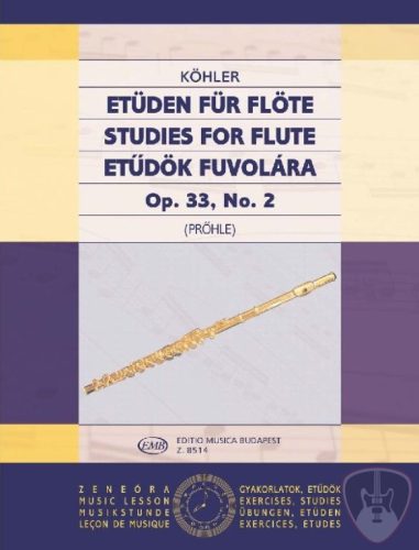 Köhler, Ernesto: Etűdök fuvolára 2