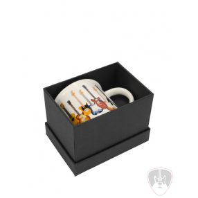 Retro bögre ajándék dobozzal, gitáros 0,35l