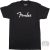 Fender Spaghetti Logo T-Shirt Black 