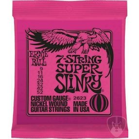   Ernie Ball 2623 Nickel Wound 7 Super Slinky 9-52 7 húros húrkészlet
