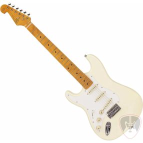 SX Vintage ST 57 LH Vintage White Elektromos gitár
