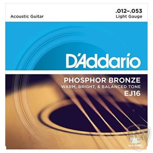 EJ11 - 80/20 Bronze Acoustic Guitar Strings, Light, 12-53