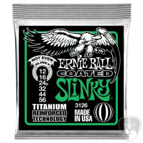 Ernie Ball 3126 Titanium RPS Coated Super Slinky 12-56