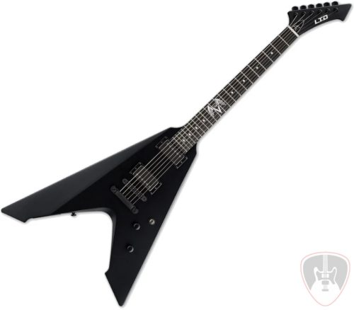 ESP LTD Vulture Black Satin Elektromos gitár