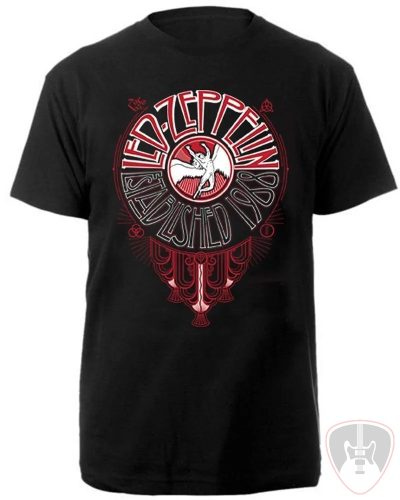 Led Zeppelin póló Deco Circle Unisex Black XL