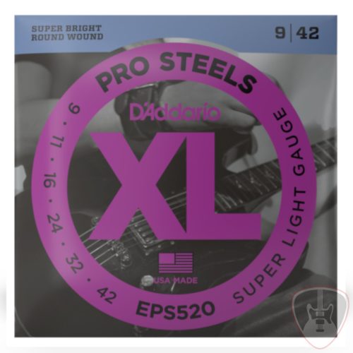 D'addario EPS520 Pro Steel 09-42 Super Light