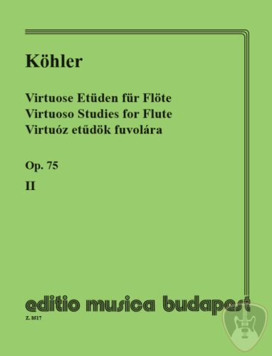Köhler, Ernesto: Virtuóz etűdök fuvolára 2