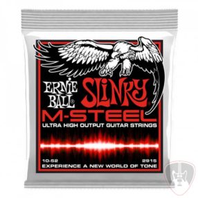   Ernie Ball 2915 M-Steel Skinny Top Heavy Bottom Slinky 10-52 húrkészlet