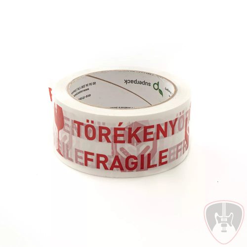  Superpack S45 'Törékeny' feliratos csendes ragasztószalag 48/66 