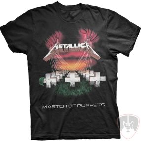   Metallica Ing Master of Puppets European Tour '86. Unisex Black L