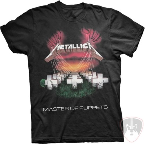 Metallica Ing Master of Puppets European Tour '86. Unisex Black L