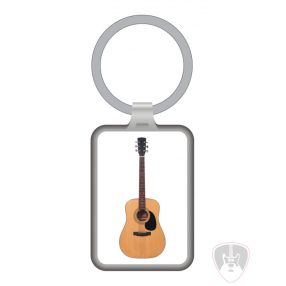 Fém, gitáros kulcstartó