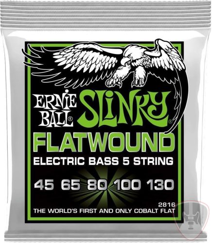 Ernie Ball 2816 5 String Regular Slinky Flatwound 45-130 húrkészlet