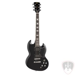   BUFFALO- PRO BK - Buffalo Pro dupla cutaway elektromos gitár két humbuckerrel , ragasztott nyakkal