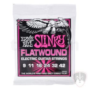 Ernie Ball 2593 Flatwound SuperSlinky 9-42
