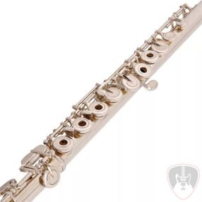   Trevor James 31VF-ROEA Virtuoso fuvola, ezüst test, nyitott 