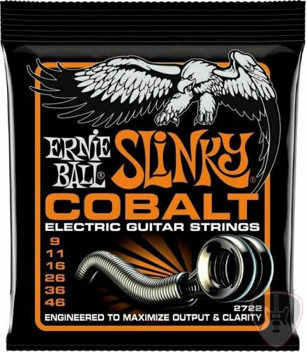 Ernie Ball 2722 Cobalt Hybrid Slinky húrkészlet 9-46