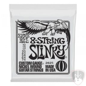   Ernie Ball 2625 Nickel Wound 8 String Slinky 10-74 8 húros húrkészlet