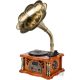 Latone The Classic Horn Phonograph Brown Retro lemezjátszó