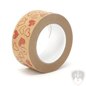   Superpack K125 szivecskés mintájú papír ragasztószalag solvent ragasztóval 50/50 