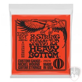   Ernie Ball 2624 Nickel Wound 8 String Slinky 9-80 8 húros húrkészlet