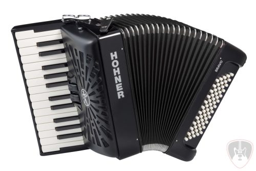 HOHNER Bravo II 60 BK New Bellow WB BK Harmonika