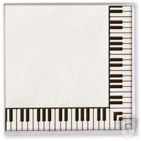 Vienna World szalvéta, billentyűs 