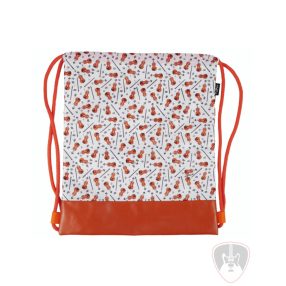 Zsinóros hátizsák, színes hegedű mintával