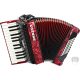 HOHNER Bravo II 48 New Bellow WB RED Harmonika